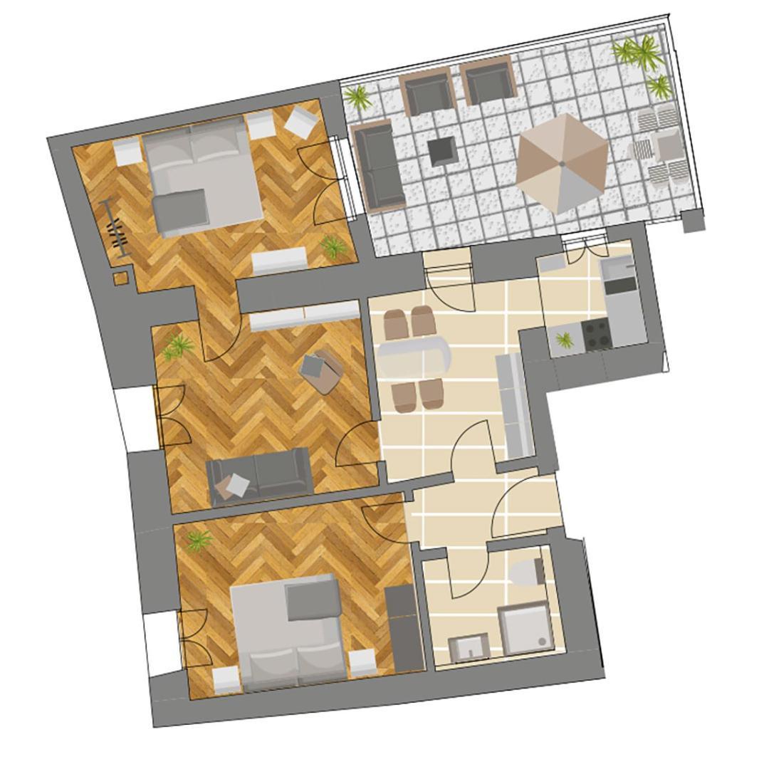 Wassergasse 11 레겐스부르크 객실 사진